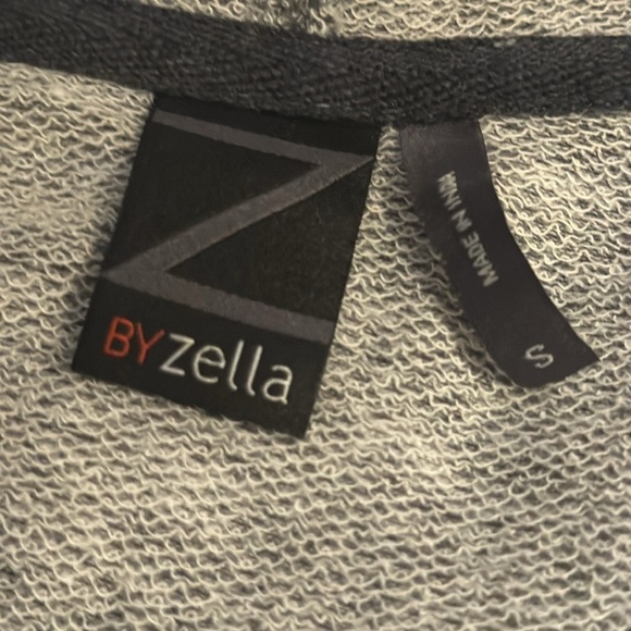 Z by Zella heather gray snap on buttons athleizure hoodie terry top jacket S - Picture 5 of 9